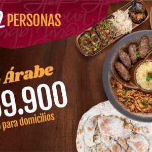 Promo Mixto arabe para 2 personas